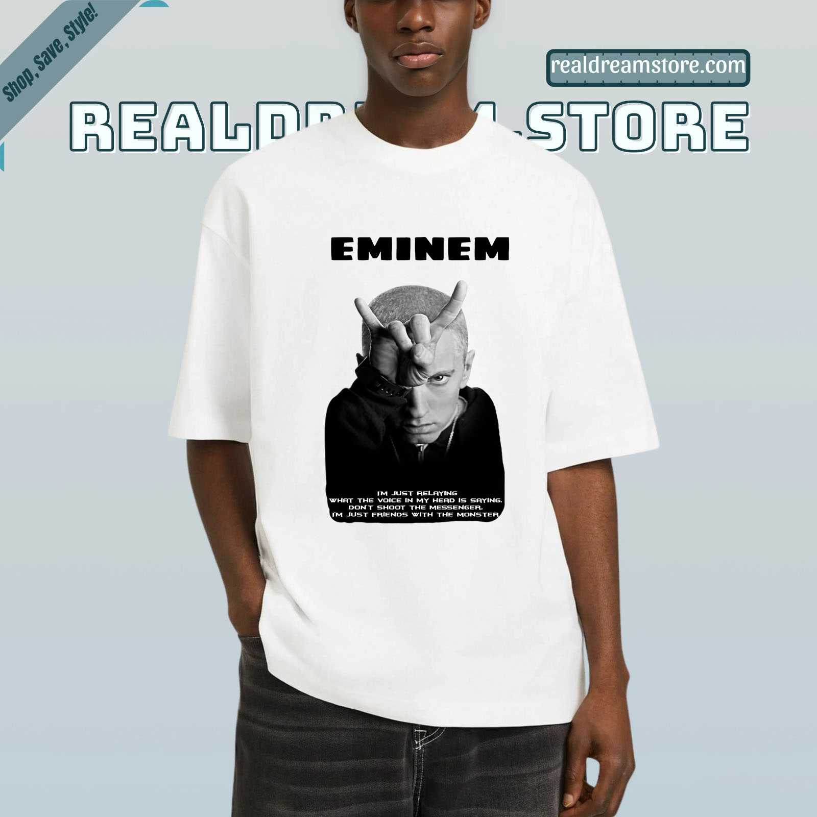 Vintage Eminem Tshirt - 90s Hip Hop Rock Graphic Tee Vintage Eminem Tshirt - 90s Hip Hop Rock Graphic Tee
